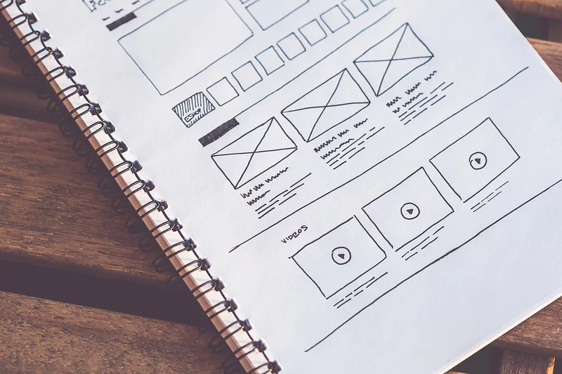Exemple de design UX pour un site web