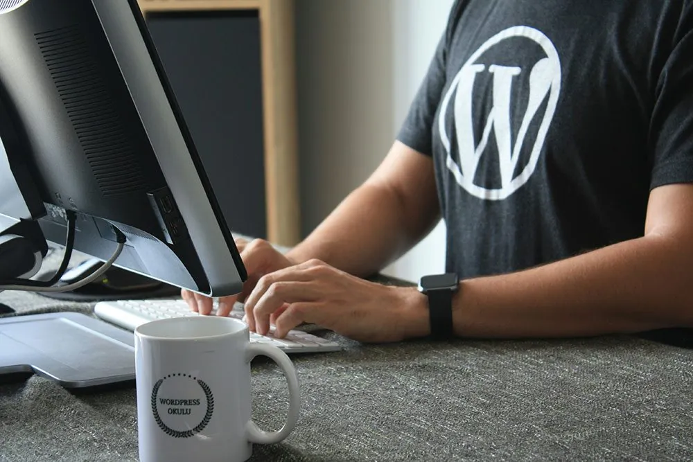 Interface WordPress pour la gestion de contenu