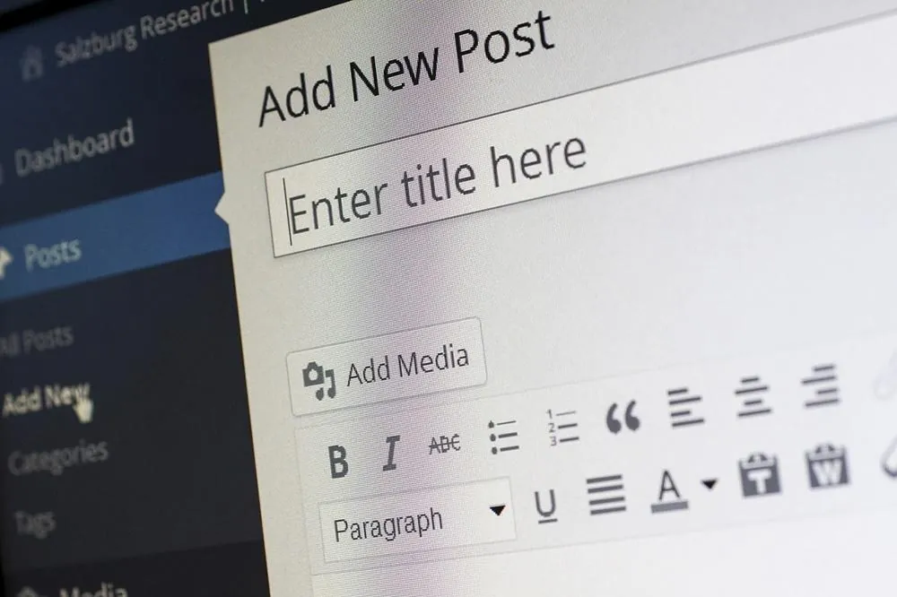 blog wordpress