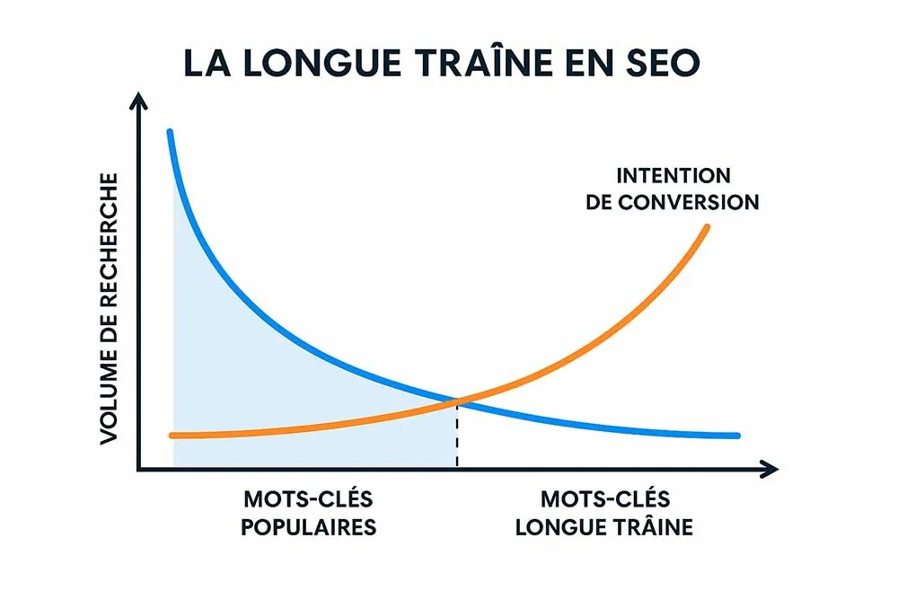Effet de la longue traine en SEO