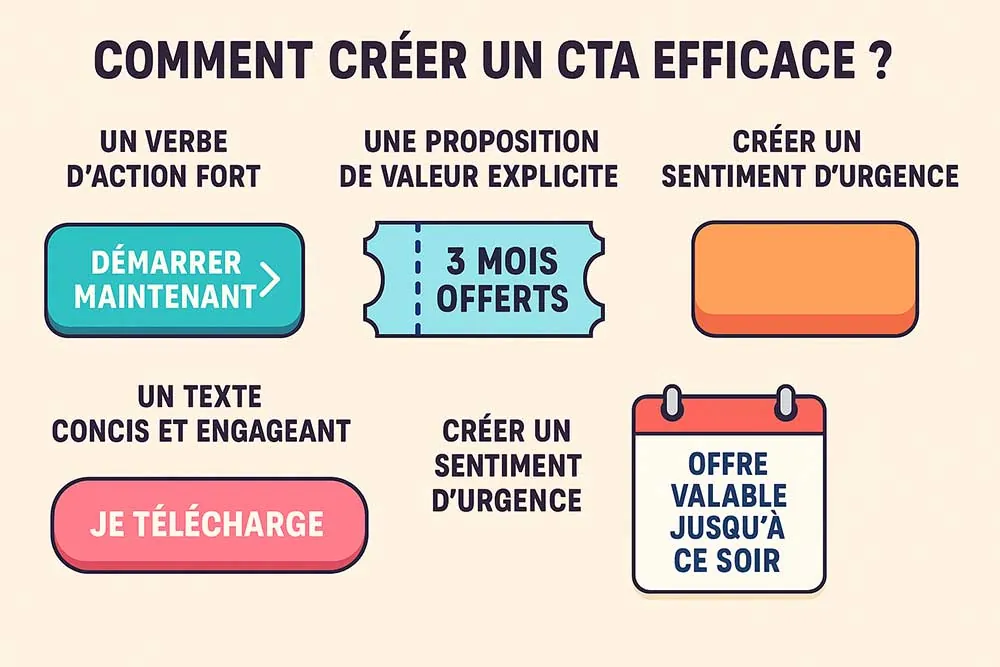 CTA efficaces en SEO