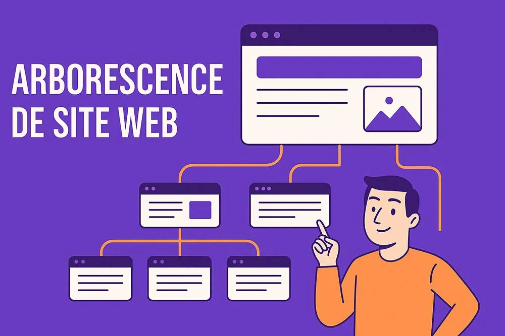 Exemple d'arborescence de site web