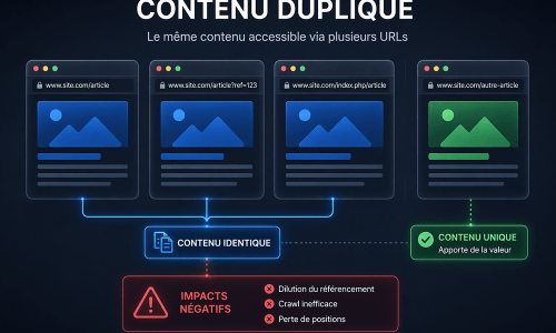 Contenu dupliqué en SEO