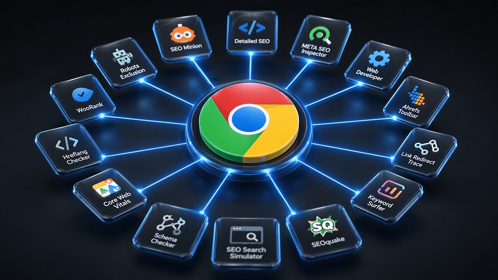 Extension SEO sur Chrome