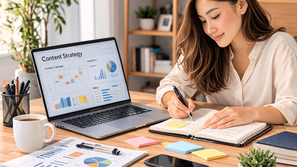 Stratégie de contenu SEO et GEO